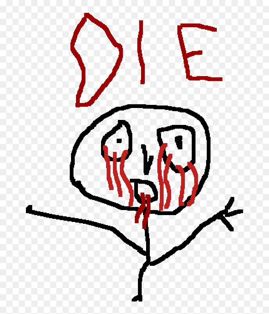 Hd Every Horror Movie Were The Child Is Trying To Kill - Drawing, HD Png Download - meh emoji png