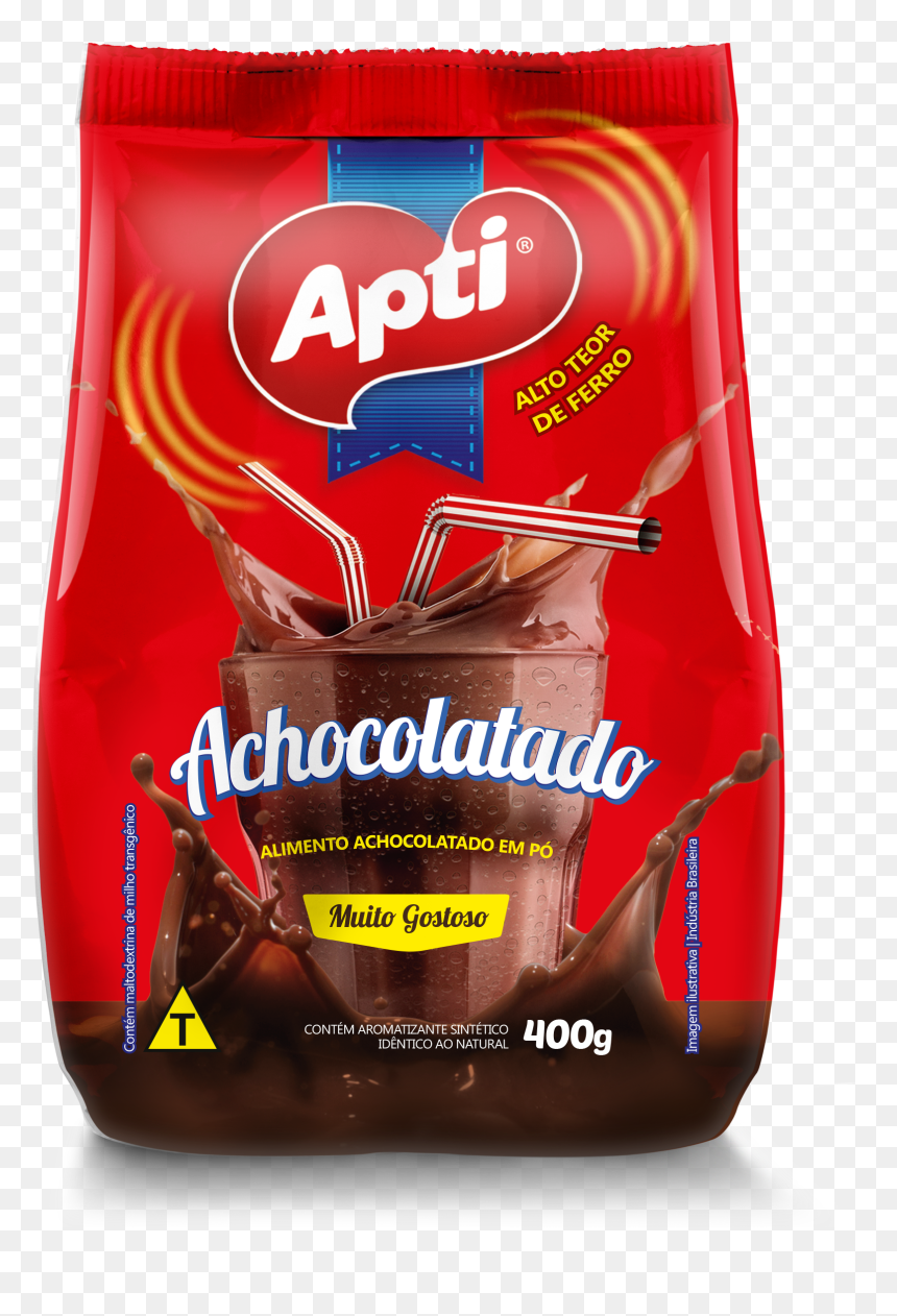 Achocolatado Em Pó Apti Sachê 400g, HD Png Download - imagens em png