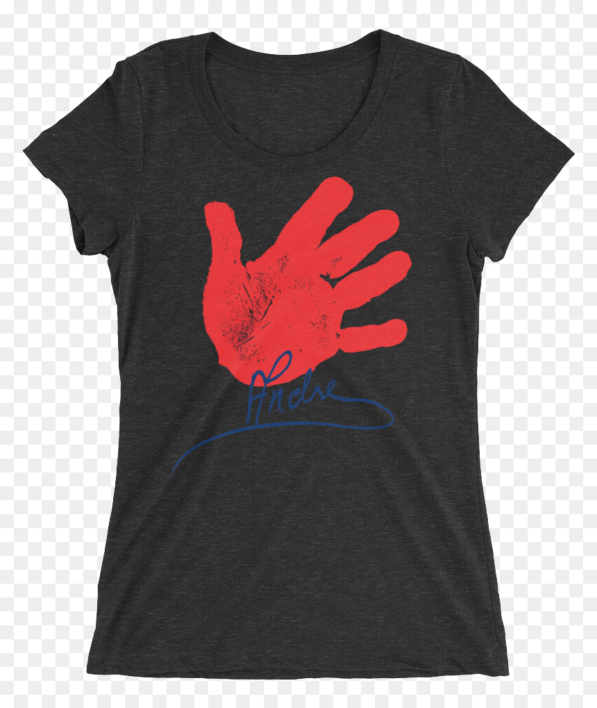 Handprint Transparent Giant - T-shirt, HD Png Download - andre the giant png