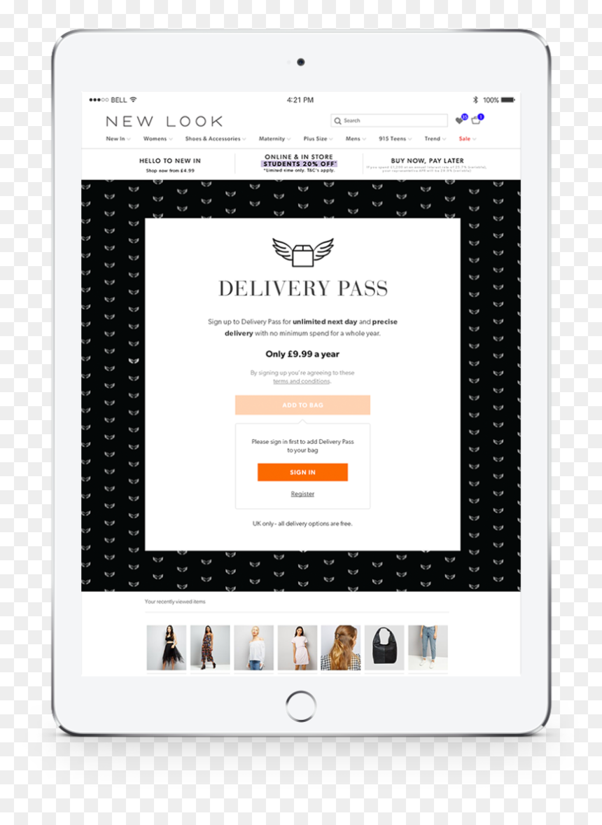 Ipad Air 2 Delivery Pass - E-book Readers, HD Png Download - pass png