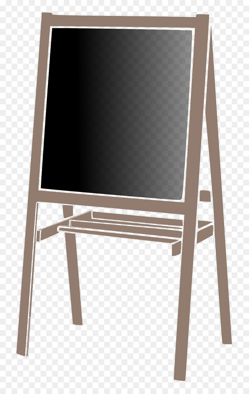 Chalkboard Easel Clipart, HD Png Download - chalkboard art png
