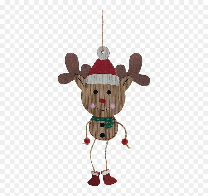 De Navidad Colgante De Madera Adorno Para El Árbol - Cartoon, HD Png Download - adornos de navidad png