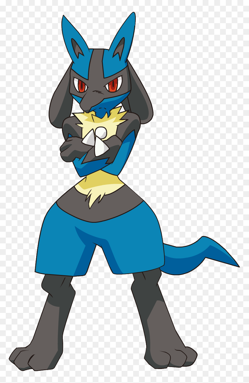Lucario Arm Folded Png - Lucario Transparent Background, Png Download - mega lucario png