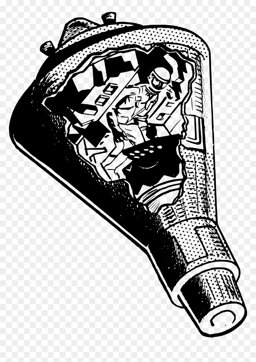 Space Capsule - Space Capsule Clip Art, HD Png Download - capsule png