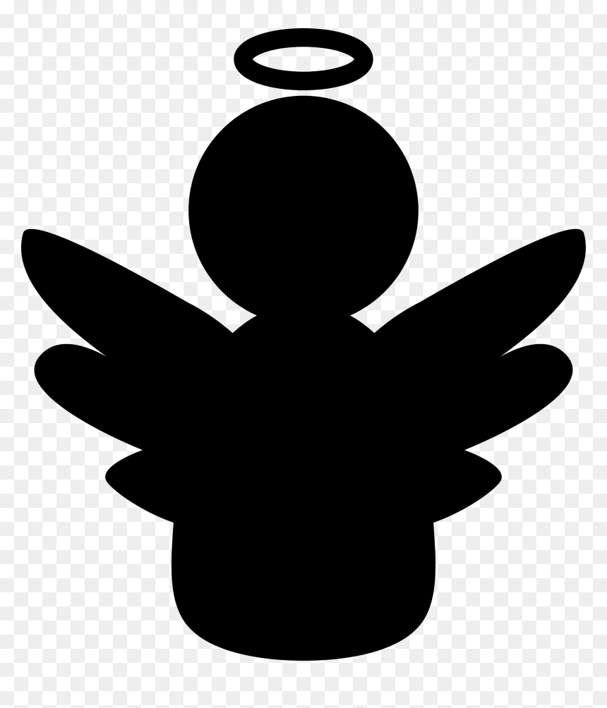 Clipart - Angel - Angel And Devil Clipart, HD Png Download - meh emoji png