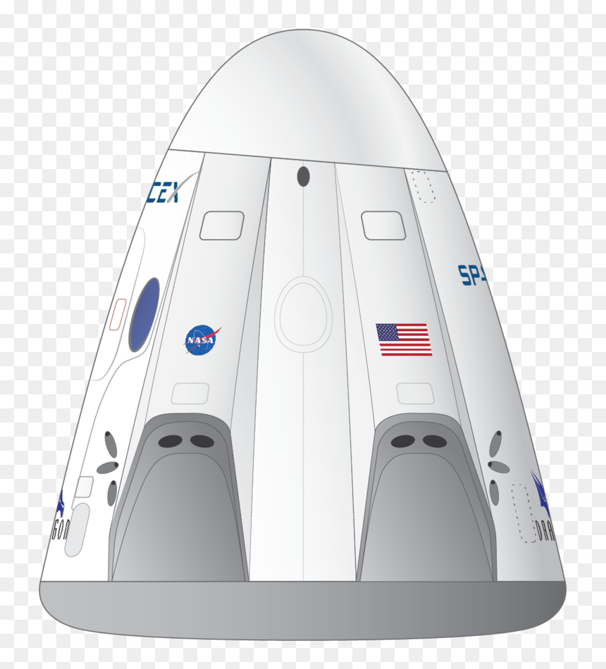 Crewdragon Capsule - Crew Dragon Capsule Transparent, HD Png Download - capsule png