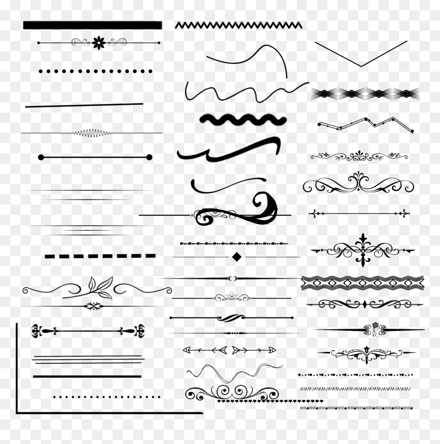 Diagram, HD Png Download - black underline png