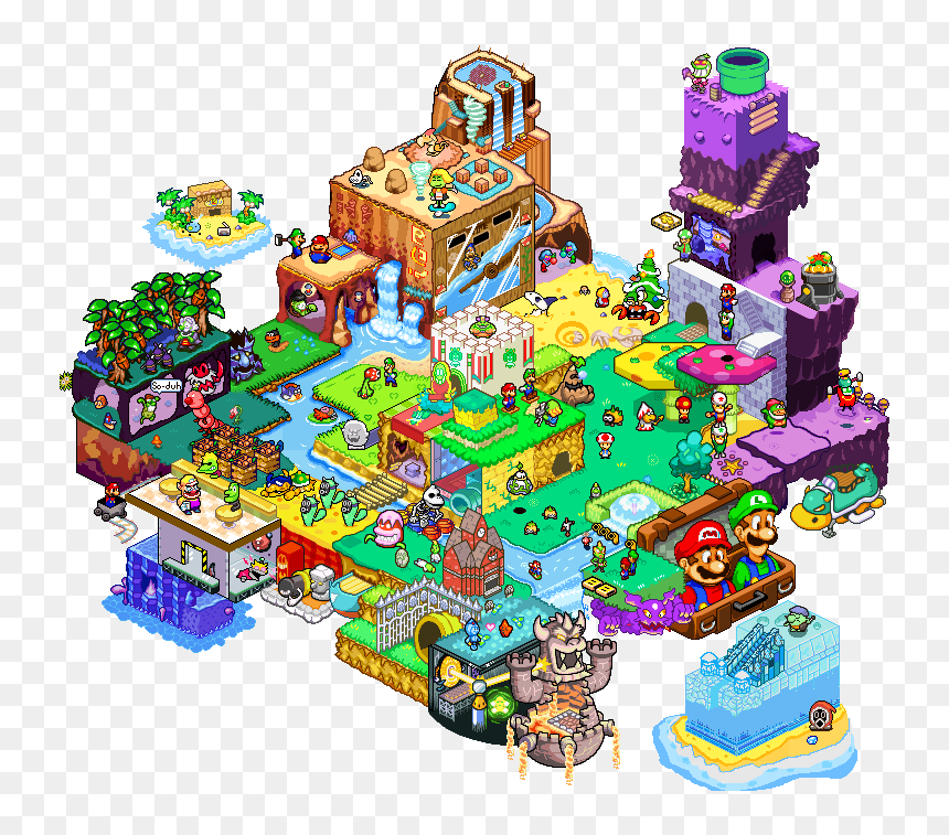 Mario I Luigi Superstar Saga, HD Png Download - 5.png
