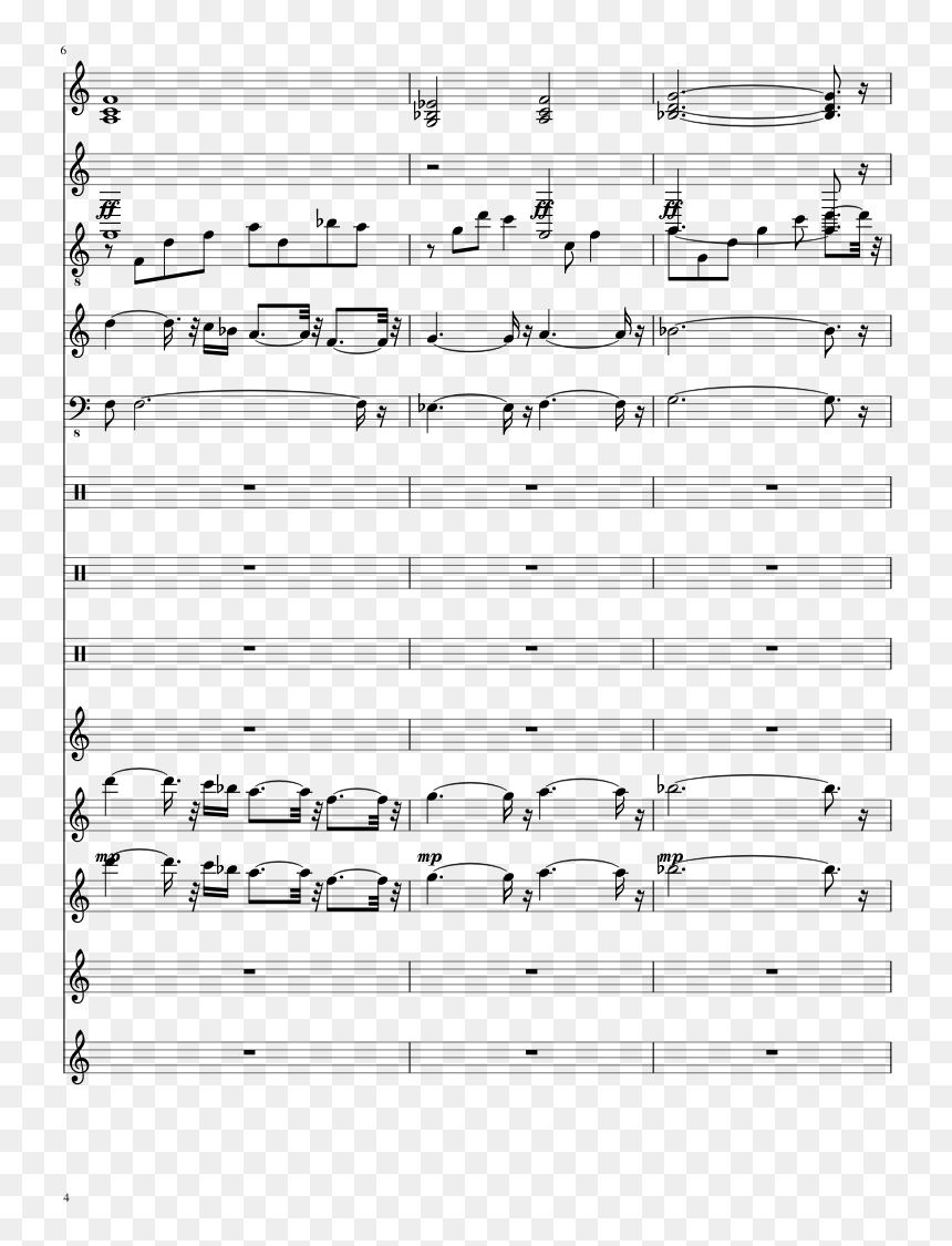 Hinata Vs Neji Slide, Image - Naruto Sheet Music Reverse, HD Png Download - neji png