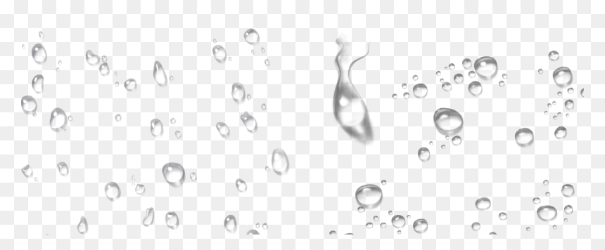 Water Drops Png Transparent, Png Download - black underline png