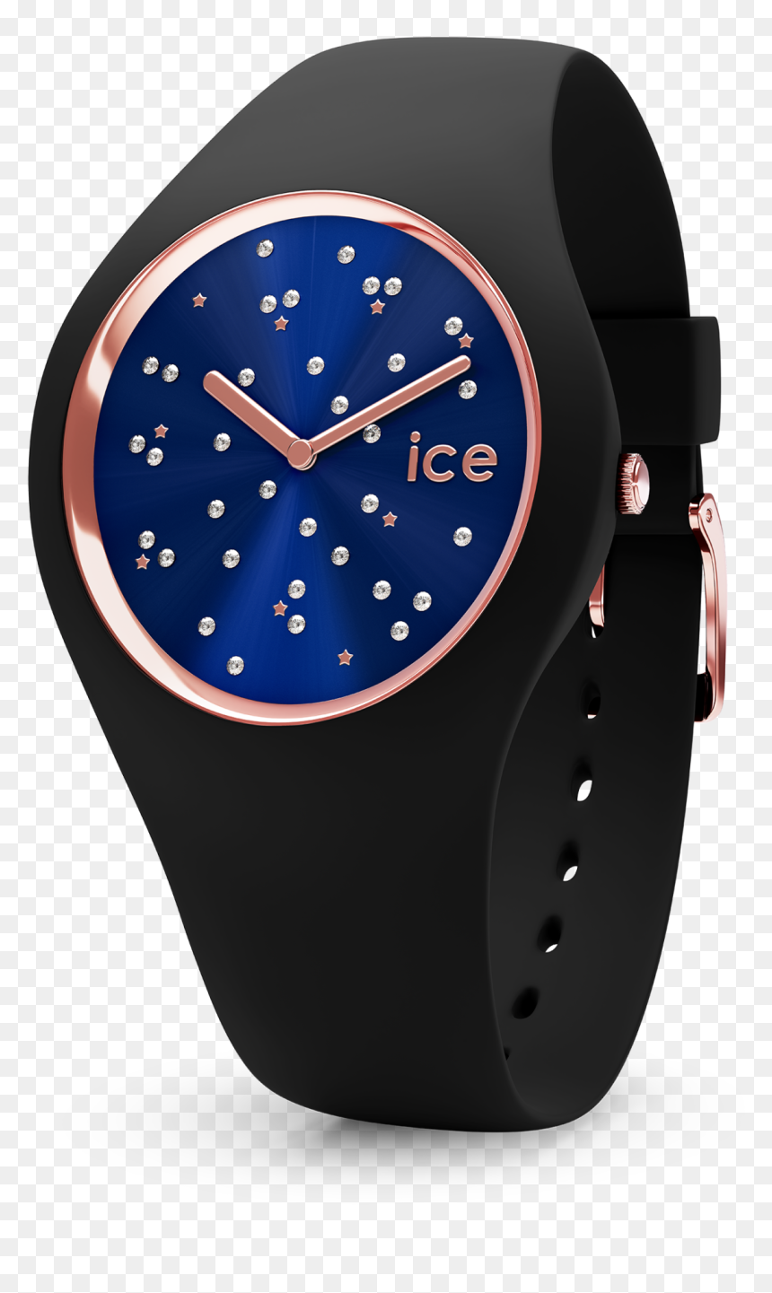 Star Deep Blue - Black Swarovski Ice Watch, HD Png Download - cosmos png