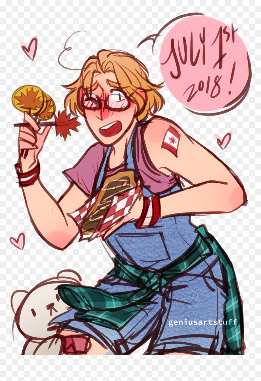 Happy Canada Day Art, HD Png Download - hetalia png