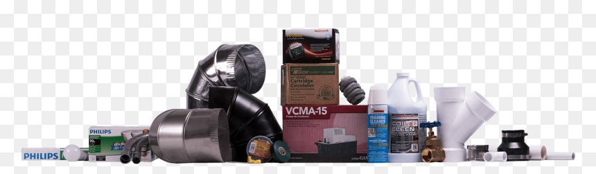 Ducts, Lightbulbs, Pvc, Electrical Tape, And Other - Electrical And Hardware Png, Transparent Png - plumbing png