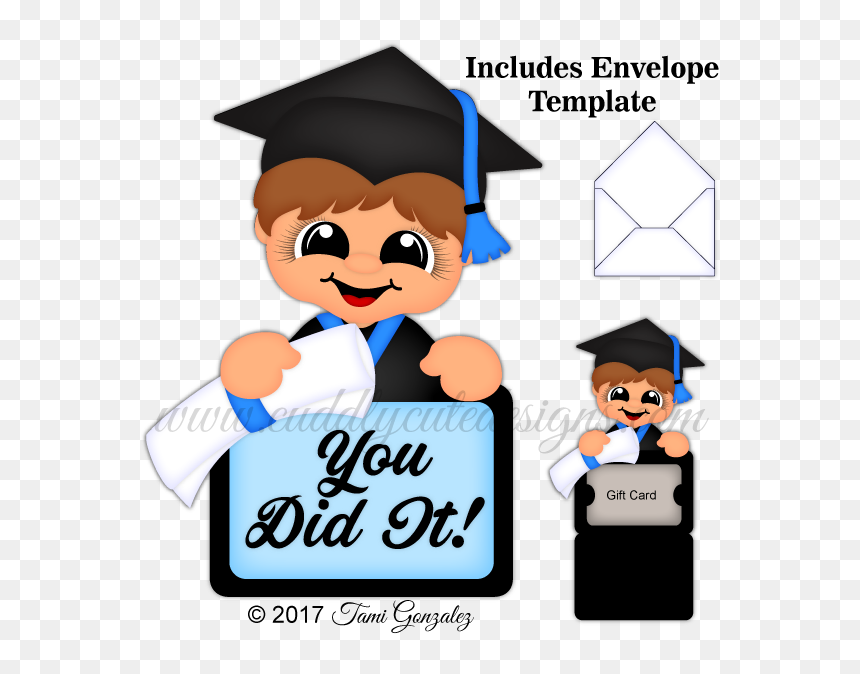 Boy Grad Gift Holder - Gift, HD Png Download - grad png