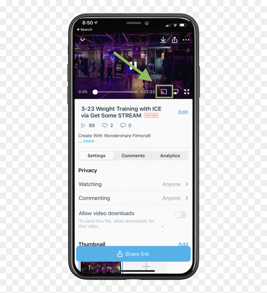 Iphone, HD Png Download - chromecast icon png