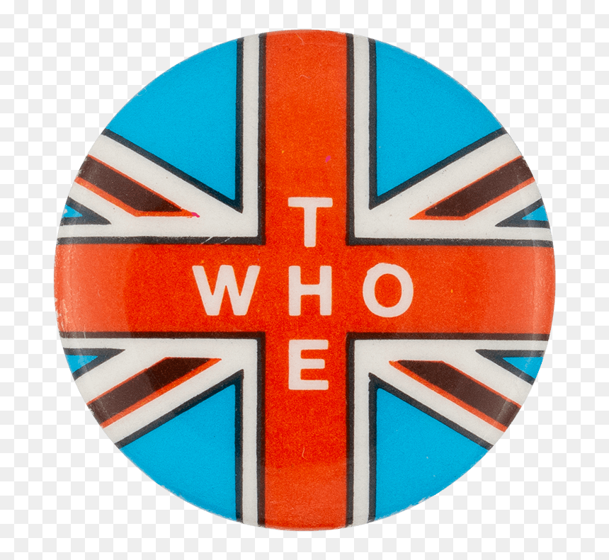 The Who Union Jack Light Blue - Swarovski Crystal Rose, HD Png Download - union jack png