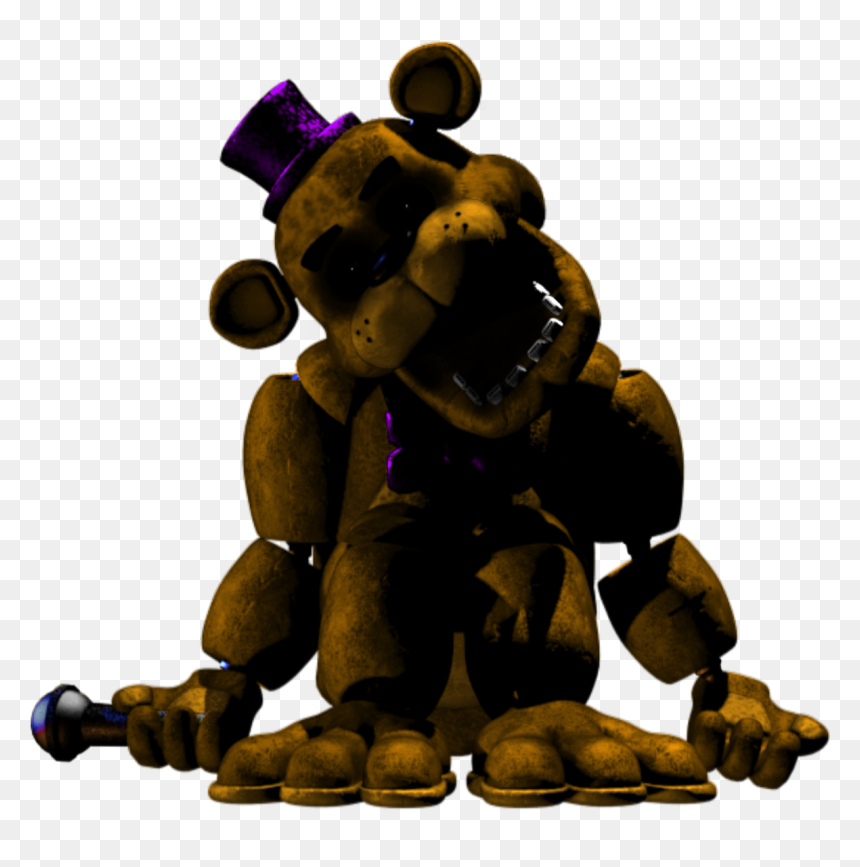 Thumb Image - Fnaf Golden Freddy, HD Png Download - fredbear png