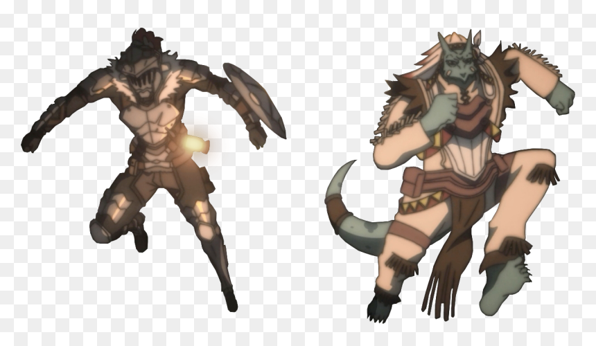 Gs And Lizard Template - Lizard Priest Goblin Slayer, HD Png Download - slayer png