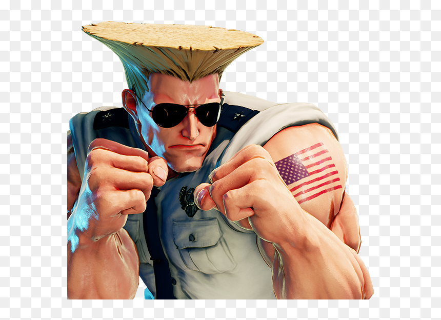 Transparent Polnareff Png - Guile Street Fighter 5, Png Download - guile png