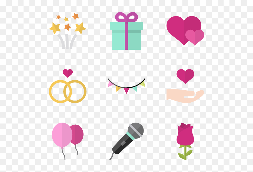 Cute Wedding Design Png, Transparent Png - wedding icon png