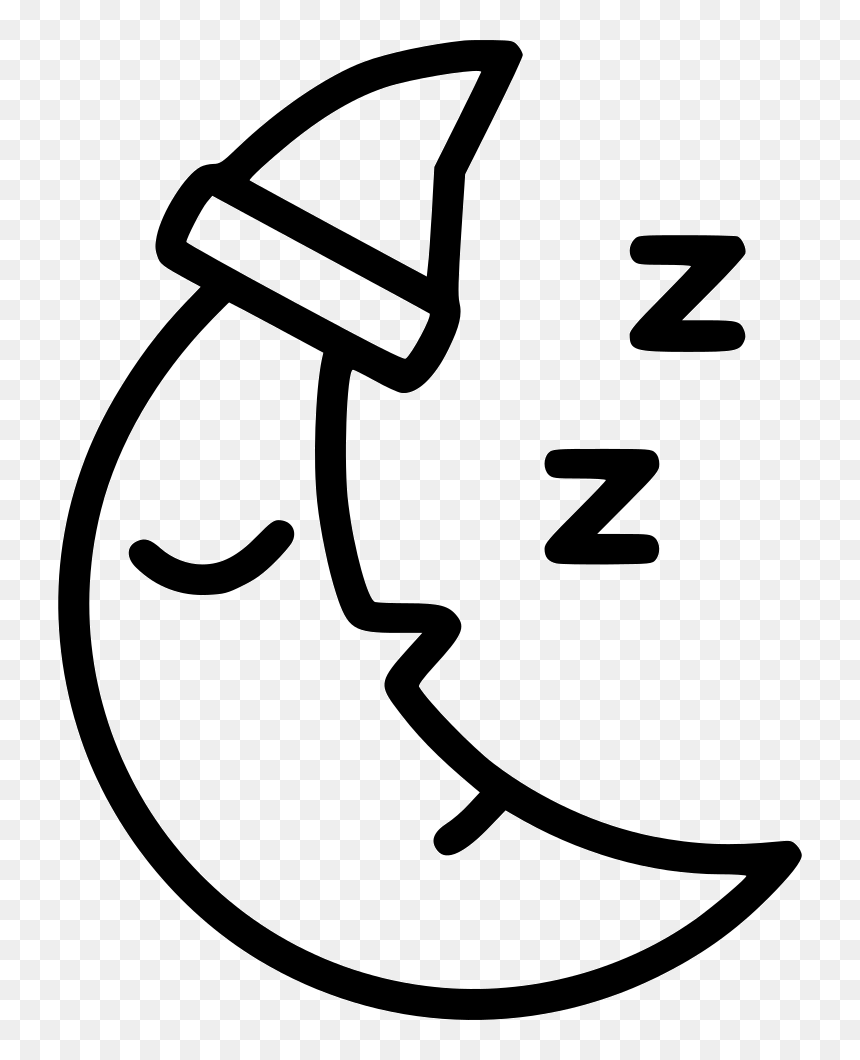 Night Sleepy Time Moon - Sleepy Time Moon, HD Png Download - sleepy png