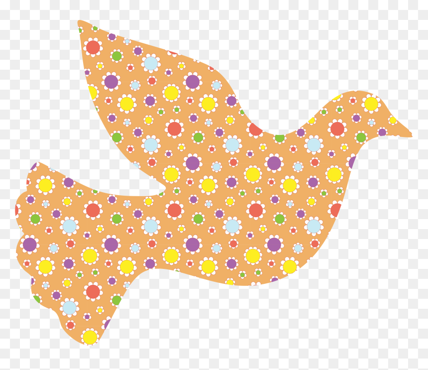Cute Floral Peace Dove Clip Arts - Clip Art, HD Png Download - dove icon png