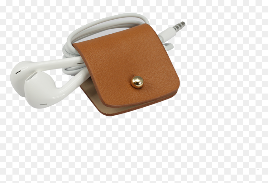 Headphone Holder Light-brown Nappa Leather Made In - Coin Purse, HD Png Download - nappa png