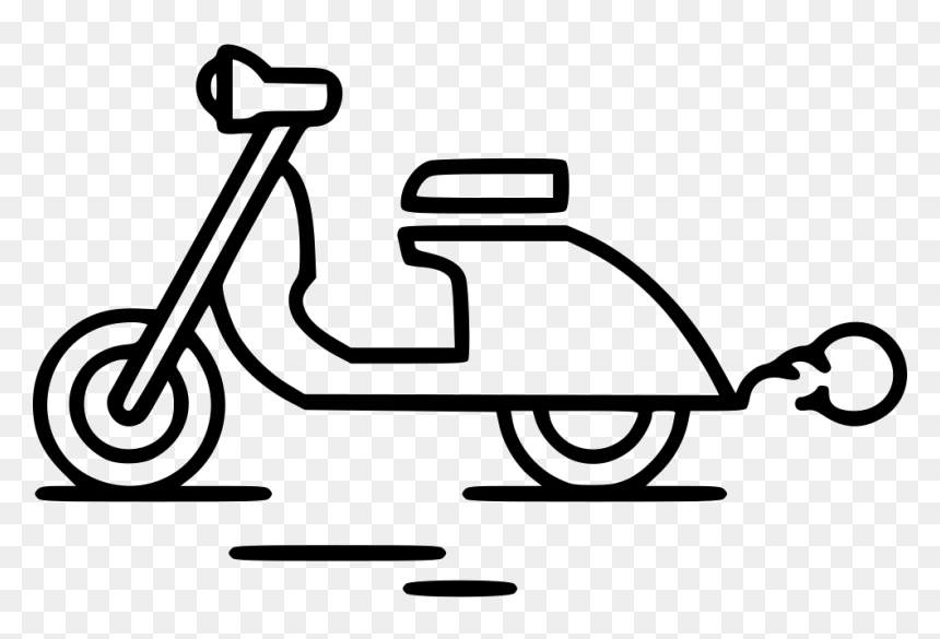 Motorcycle Line Icon Clipart , Png Download - Sportsbike Drawing For Kids, Transparent Png - motorcycle icon png