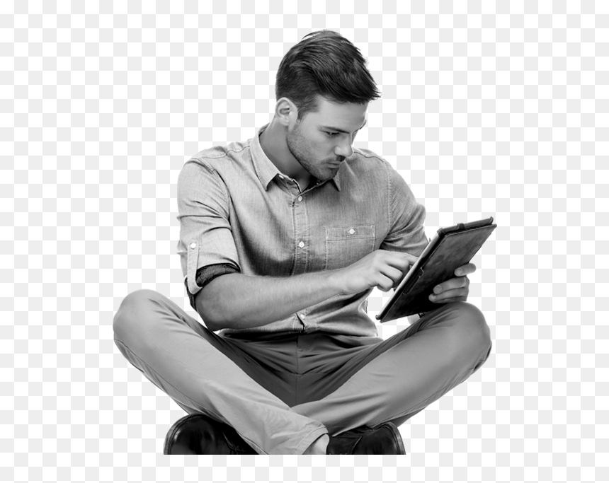 Sitting, HD Png Download - people seating png