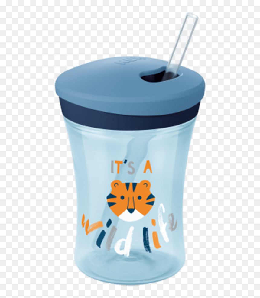 Straw Cup For Toddler, HD Png Download - vaso de agua png