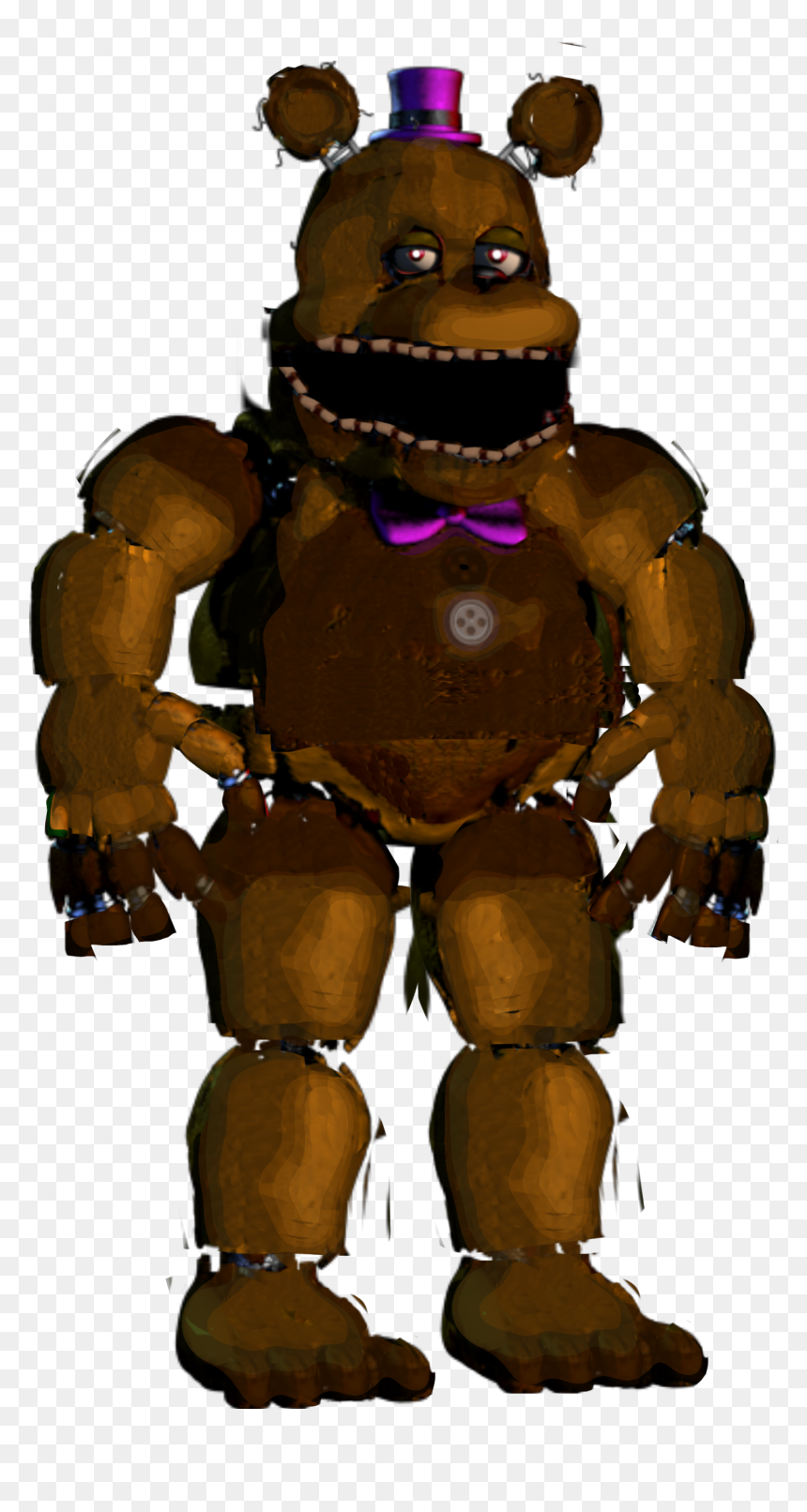 #fredbear #fixedfredbear #fnaf #interesting - Freddy Five Nights At Freddy's 4, HD Png Download - fredbear png