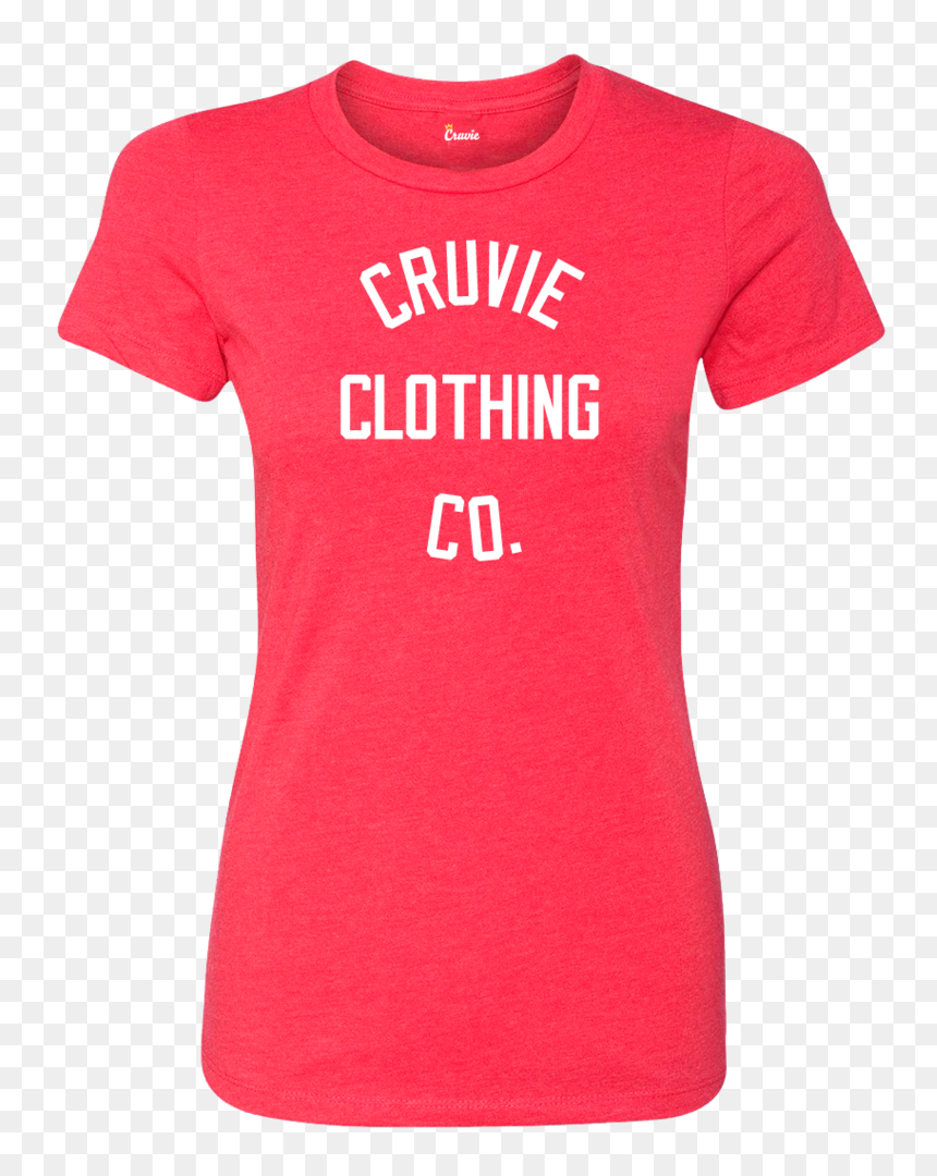 Cruvie Womens Tshirt Red Wht Ccc , Png Download - Active Shirt, Transparent Png - ccc png