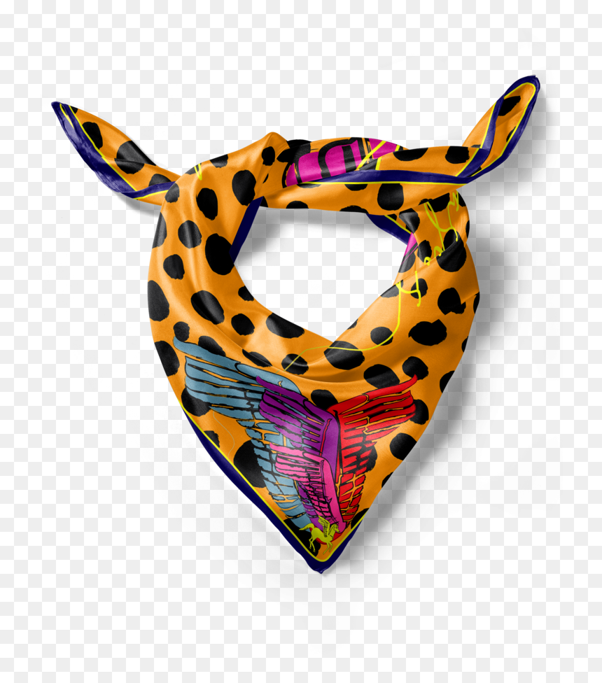 Leop - 1 - Kerchief, HD Png Download - bandana pattern png