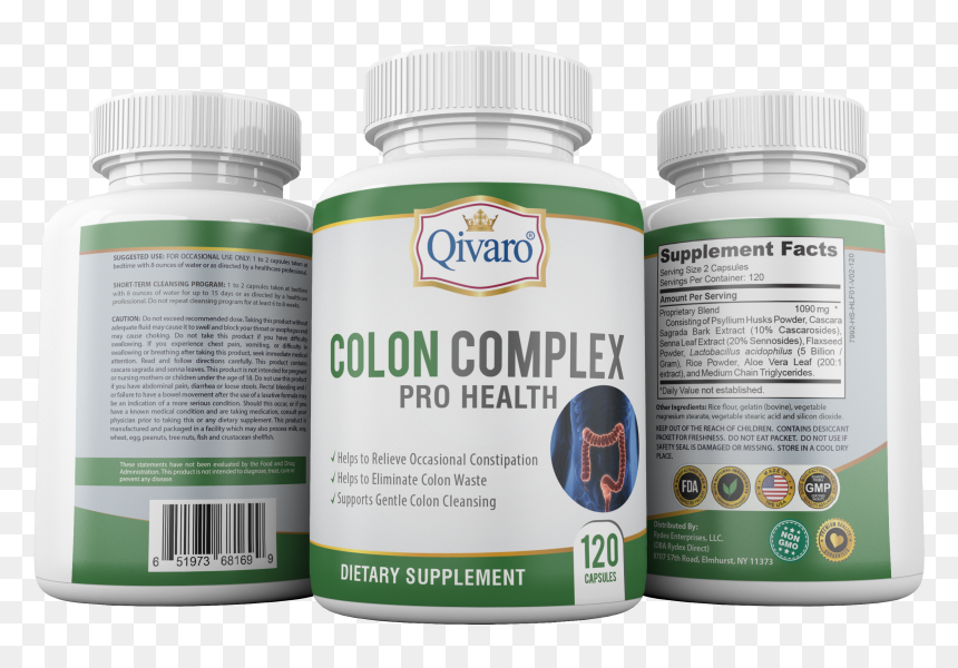 Qivaro Ultra Detox , Png Download - Prescription Drug, Transparent Png - colon png