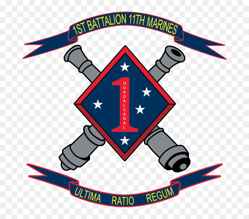 Transparent Drill Sergeant Clipart - 1st Battalion 11th Marines, HD Png Download - marines png