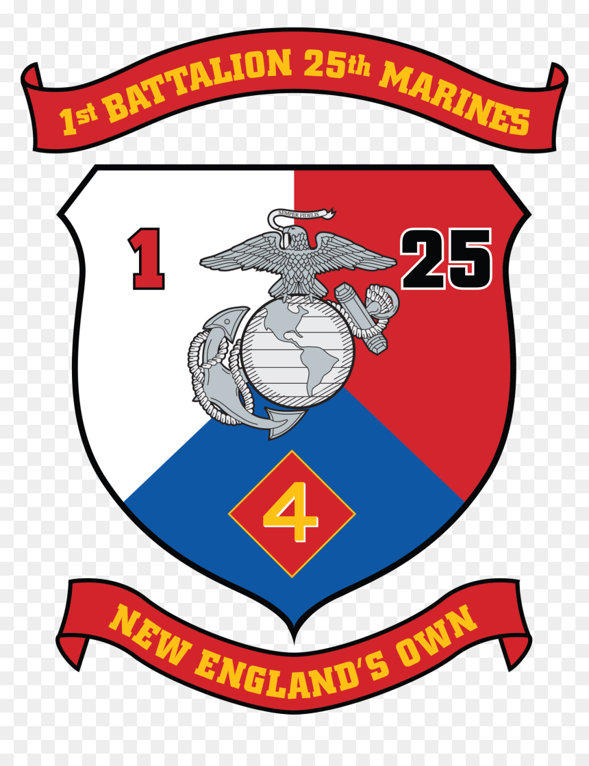 1st Bn 25th Marines Hoodie - 1st Battalion 25th Marines, HD Png Download - marines png