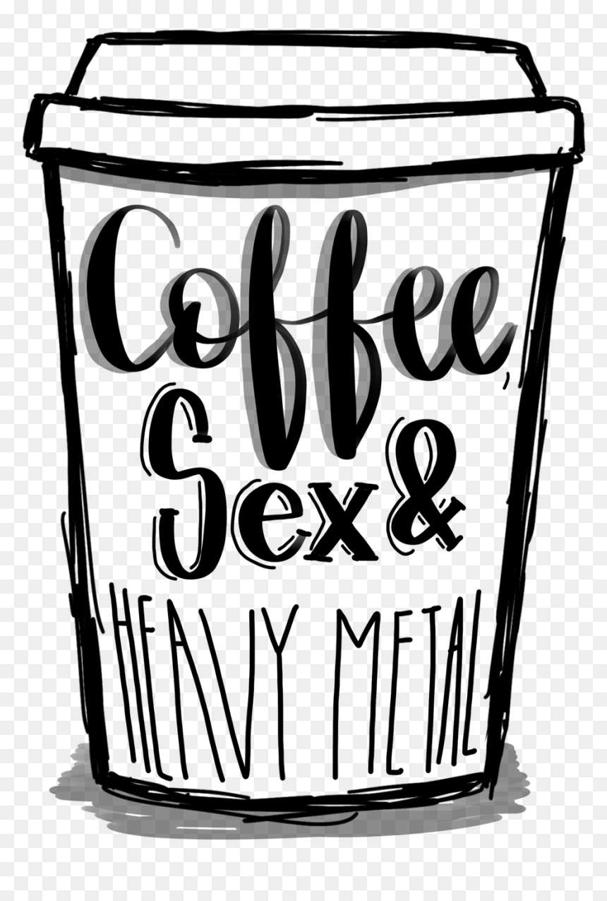 "coffee, Sex & Heavy Metal, HD Png Download - heavy metal png