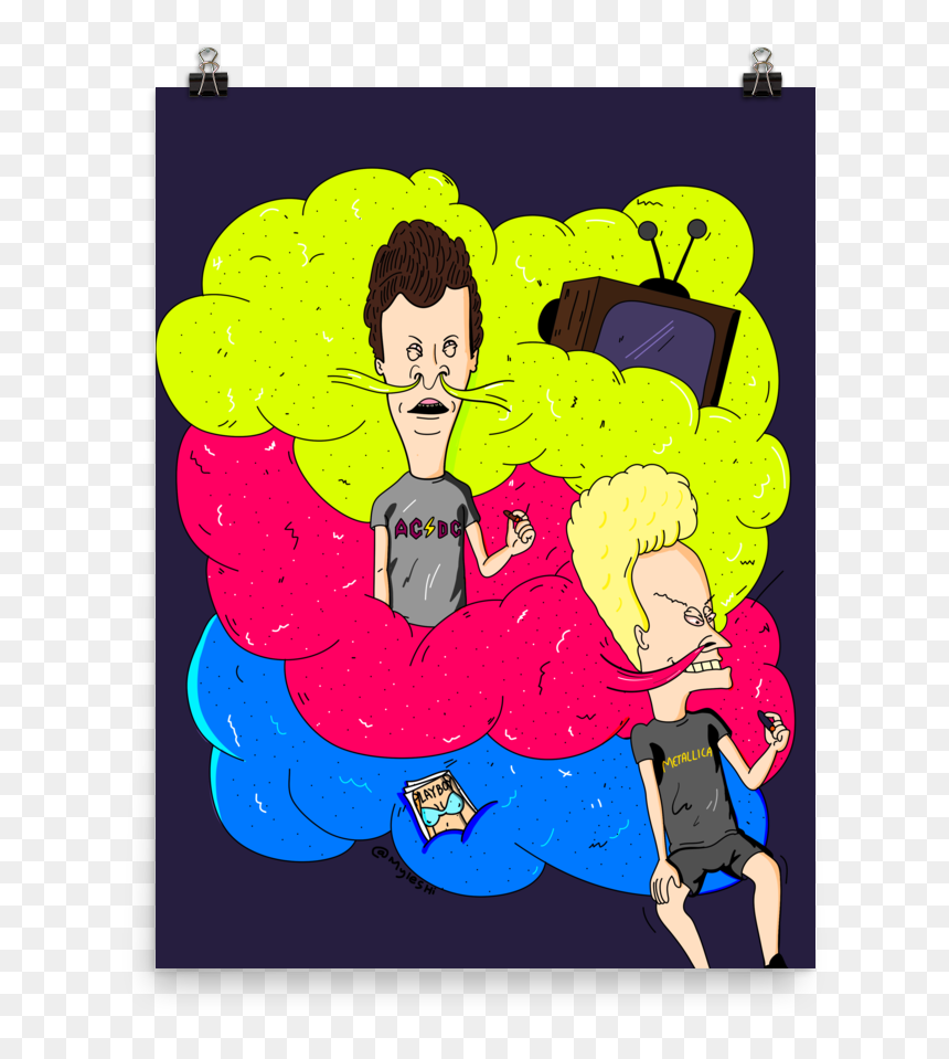 "cloudy Day With Beavis & Butthead - Butt-head, HD Png Download - beavis png
