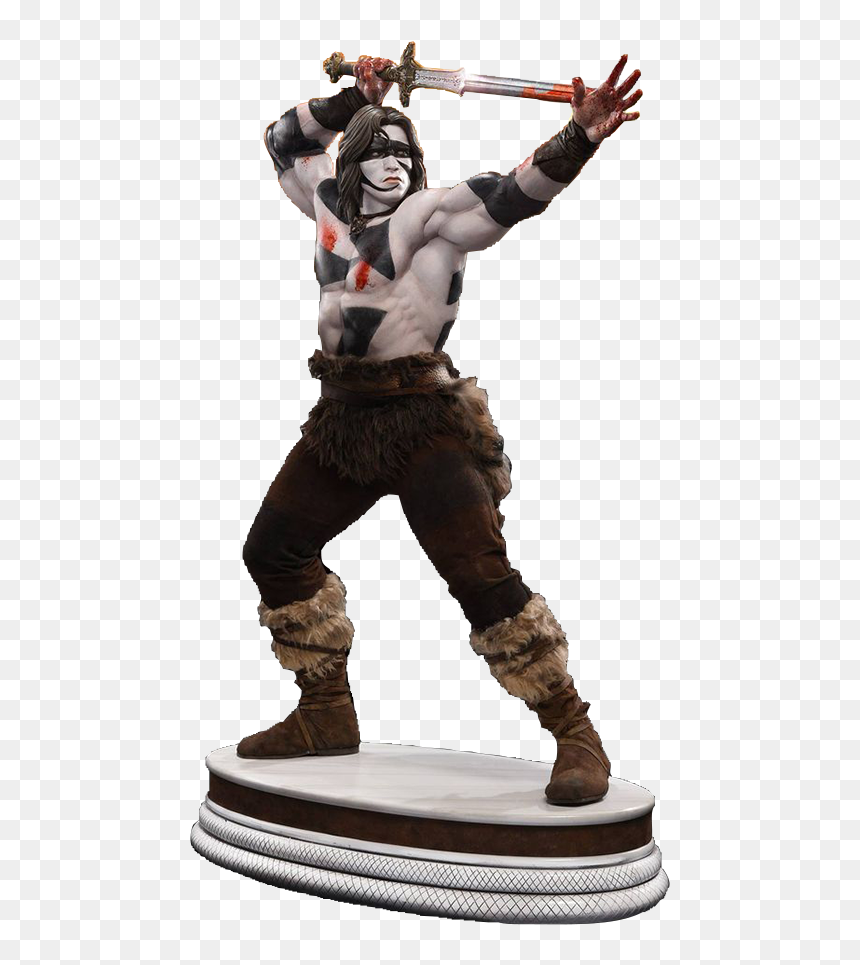Pop Culture Shock Conan The Barbarian War Paint Statue - Conan War Paint Statue, HD Png Download - war paint png