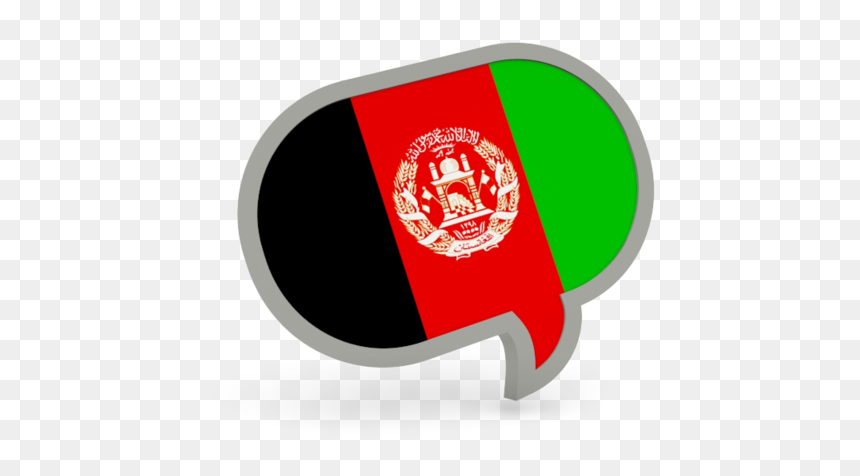 Afghan Flag Speech Bubble, HD Png Download - speech icon png