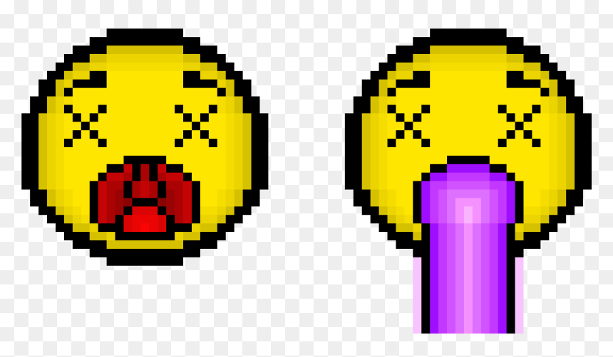Treton Emojji Blaster - Smile Face Pixel, HD Png Download - blaster png