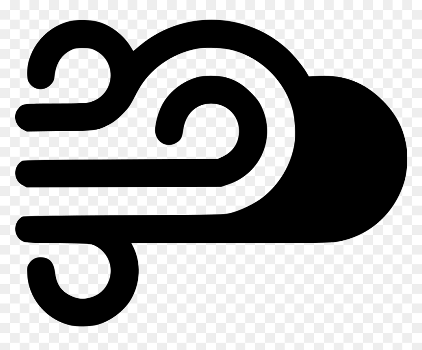 Forecast Cloud Wind - Portable Network Graphics, HD Png Download - wind icon png
