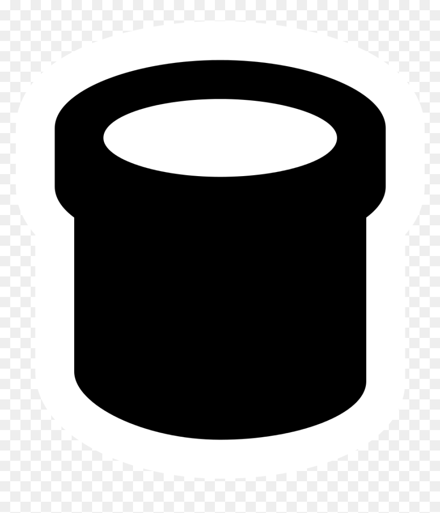 High Contrast User Trash - Circle, HD Png Download - trash emoji png