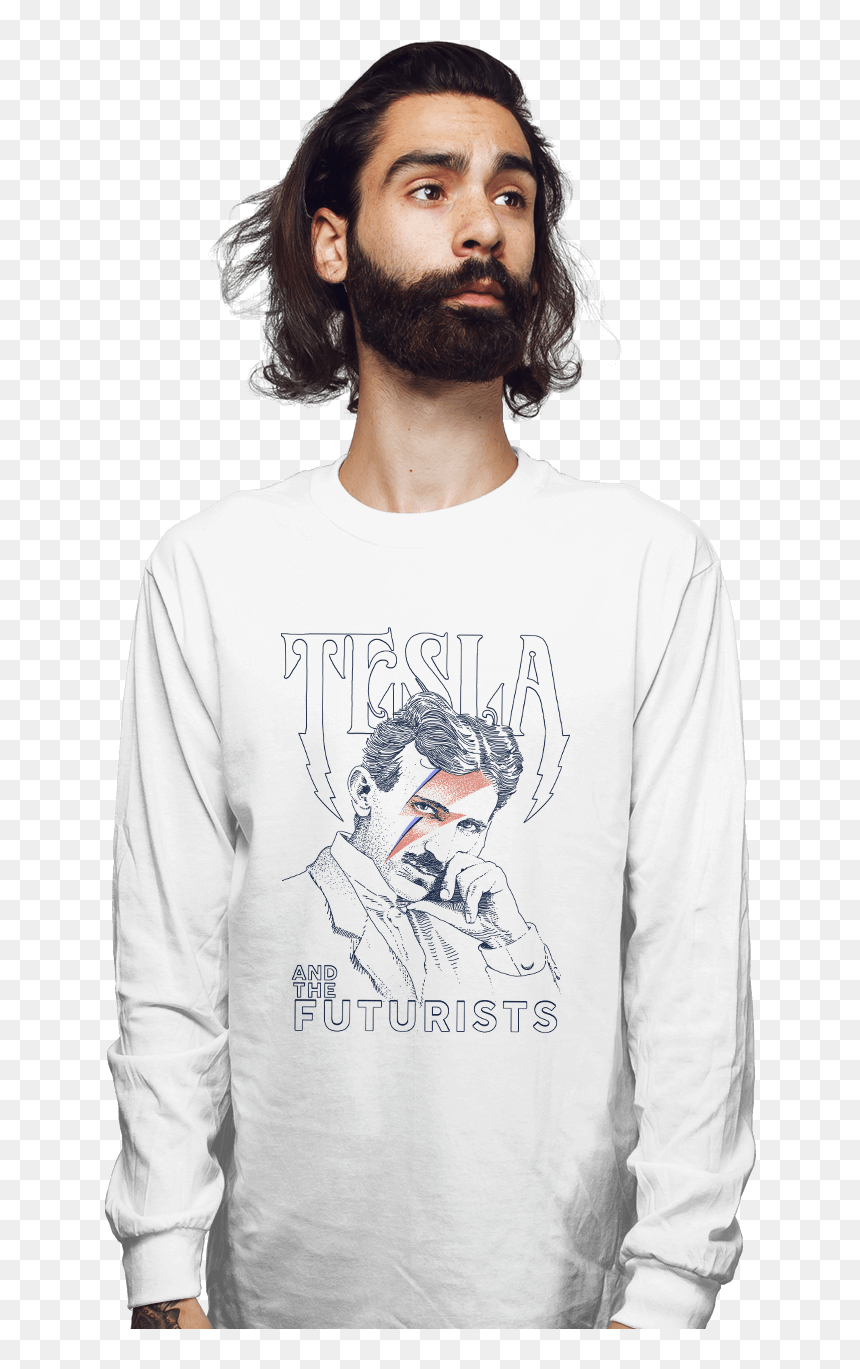 Long Sleeved T Shirt , Png Download - Hoodie, Transparent Png - nikola tesla png