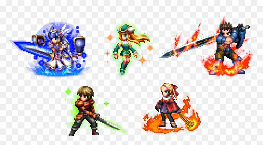 Lenneth, Freya, Arngrim, Lucian, And Jelanda, HD Png Download - lucian png