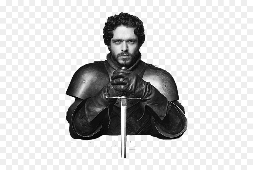Black And White Photograph Of Richard Madden As Robb - Robb Stark En Png, Transparent Png - stark png