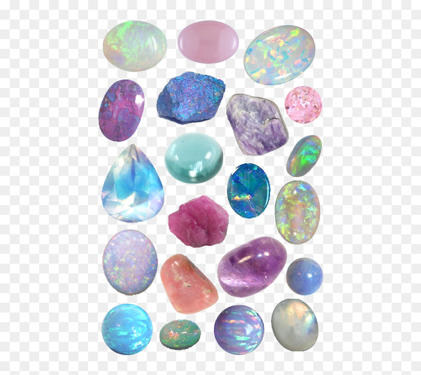 Different Opal Stones, HD Png Download - gemstones png