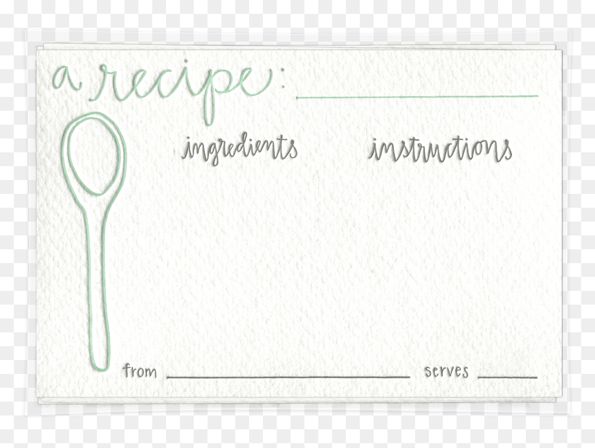 Thumb Image - Display Device, HD Png Download - recipe card png