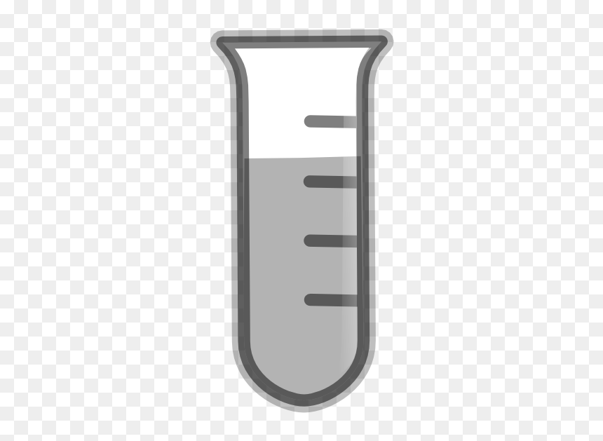 Lab Icon Test Tube 2 Black White Line Art Coloring - Furniture, HD Png Download - test tubes png