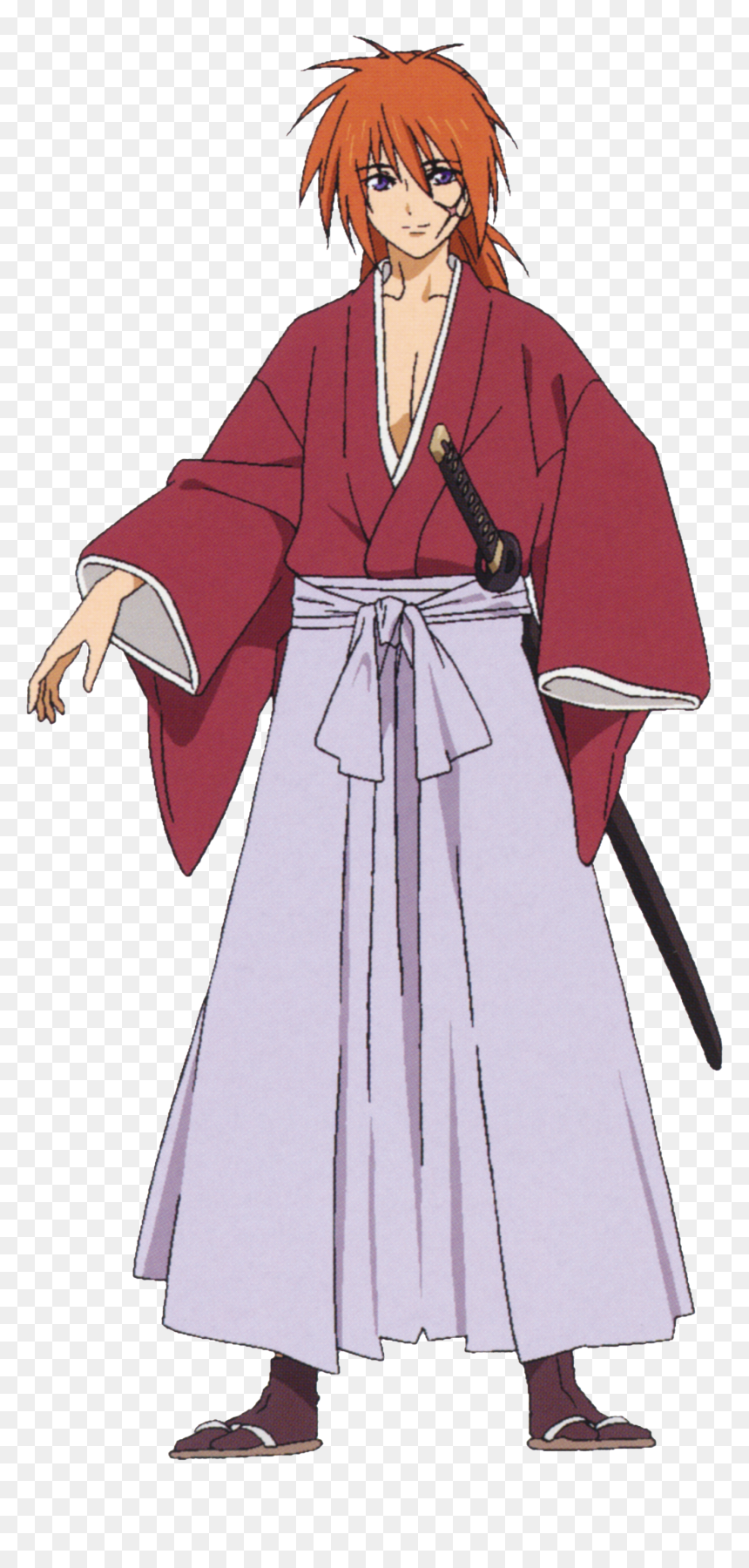 Edit Section - Himura Kenshin Character Design, HD Png Download - kenshin png